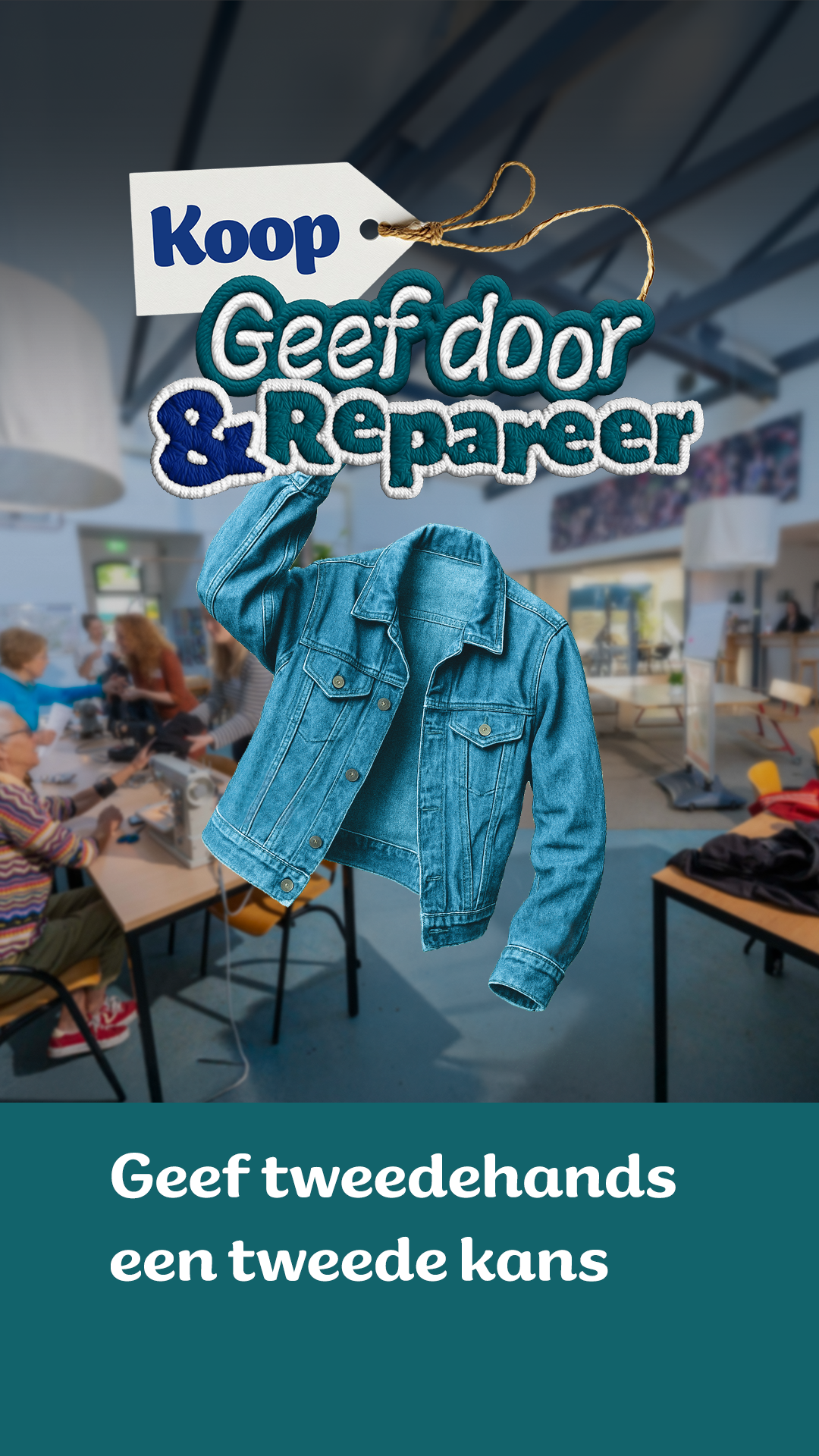 Geef door & repareer - Geef tweedehands een tweede kans